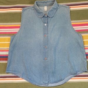 AA American Apparel Denim Button Down
